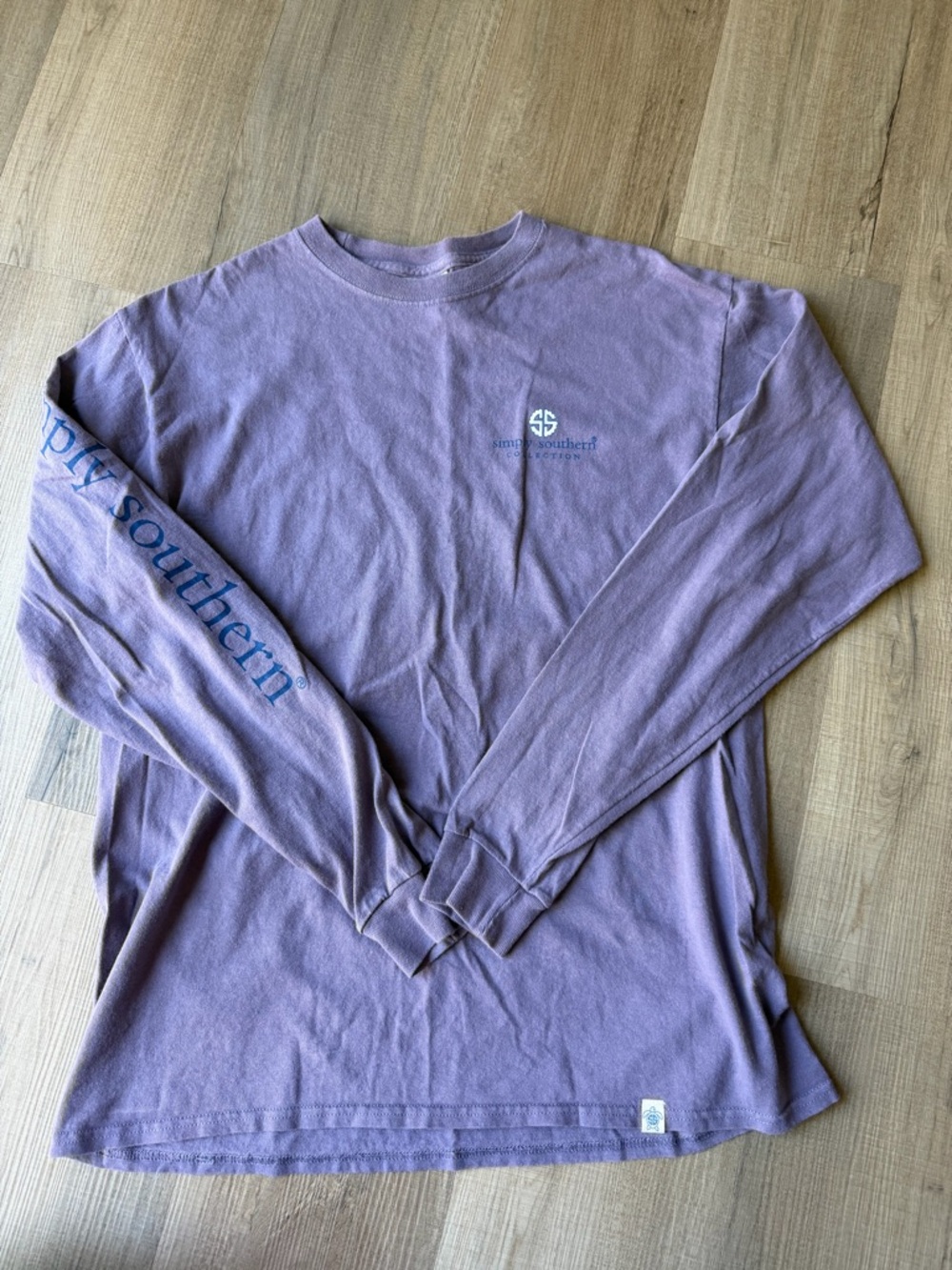 Simply Southern Women’s Long-Sleeve Crewneck Shirt - Lavender